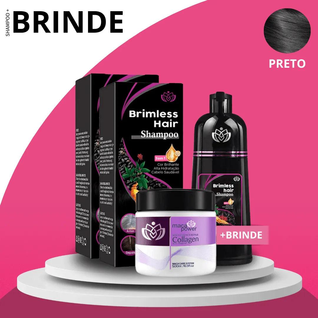 Shampoo Brimless Natural 3 em 1 (Dura até 6 meses!) + BRINDE EXCLUSIVO - Site oficial