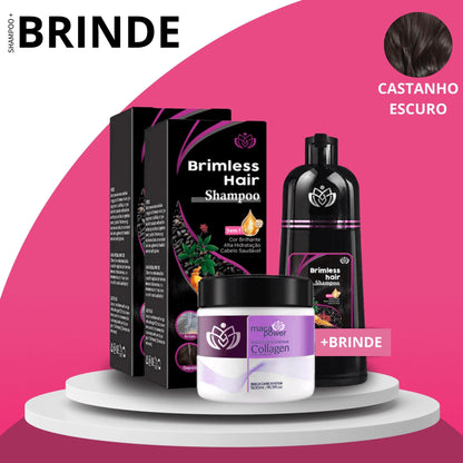 Shampoo Brimless Natural 3 em 1 (Dura até 6 meses!) + BRINDE EXCLUSIVO - Site oficial